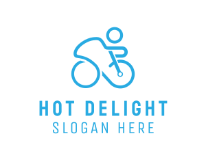 Bicycle Bike Cyclist logo design