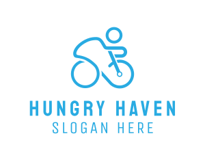 Bicycle Bike Cyclist logo design