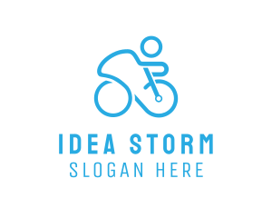 Bicycle Bike Cyclist logo design