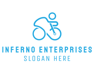 Bicycle Bike Cyclist logo design