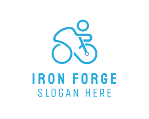 Bicycle Bike Cyclist logo design