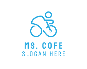 Bicycle Bike Cyclist logo design