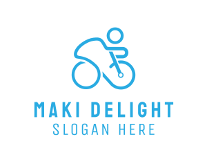 Bicycle Bike Cyclist logo design