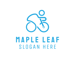 Bicycle Bike Cyclist logo design