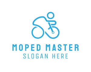 Bicycle Bike Cyclist logo design