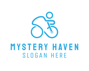 Bicycle Bike Cyclist logo design