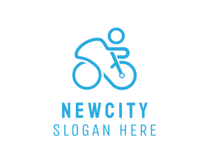 Bicycle Bike Cyclist logo design