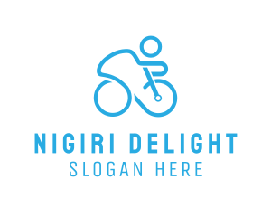 Bicycle Bike Cyclist logo design