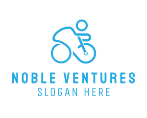 Bicycle Bike Cyclist logo design