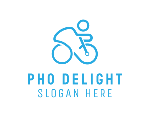 Bicycle Bike Cyclist logo design