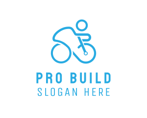 Bicycle Bike Cyclist logo design