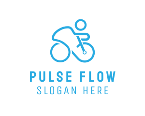 Bicycle Bike Cyclist logo design