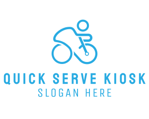 Bicycle Bike Cyclist logo design