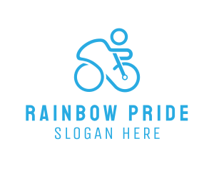 Bicycle Bike Cyclist logo design