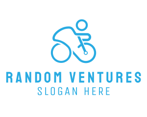 Bicycle Bike Cyclist logo design