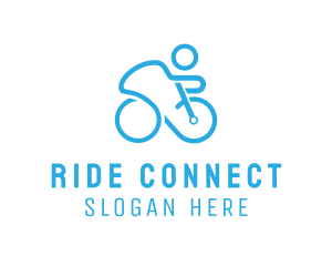 Bicycle Bike Cyclist logo design