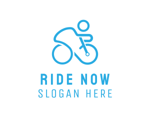 Bicycle Bike Cyclist logo design