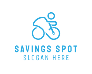 Bicycle Bike Cyclist logo design