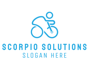 Bicycle Bike Cyclist logo design