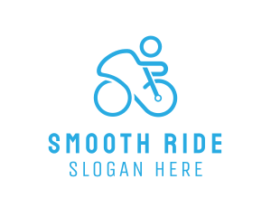 Bicycle Bike Cyclist logo design