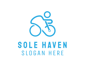 Bicycle Bike Cyclist logo design