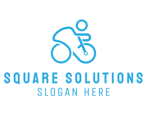 Bicycle Bike Cyclist logo design