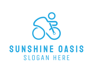 Bicycle Bike Cyclist logo design