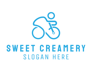 Bicycle Bike Cyclist logo design