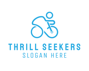 Bicycle Bike Cyclist logo design