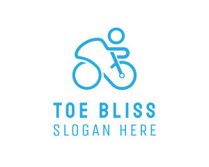 Bicycle Bike Cyclist logo design