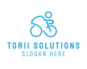 Bicycle Bike Cyclist logo design