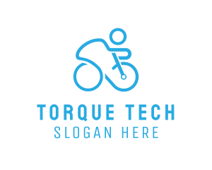 Bicycle Bike Cyclist logo design