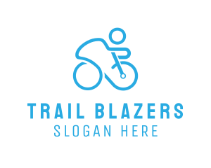 Bicycle Bike Cyclist logo design