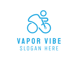 Bicycle Bike Cyclist logo design