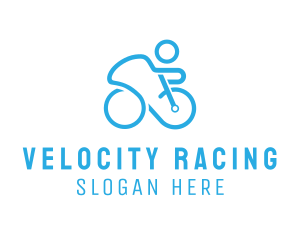 Bicycle Bike Cyclist logo design