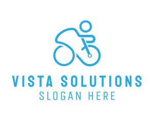 Bicycle Bike Cyclist logo design