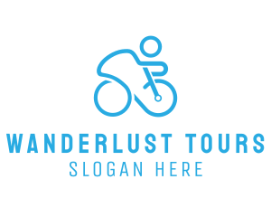 Bicycle Bike Cyclist logo design