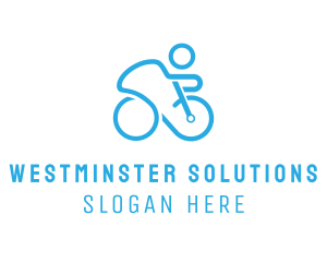 Bicycle Bike Cyclist logo design