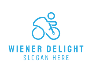 Bicycle Bike Cyclist logo design