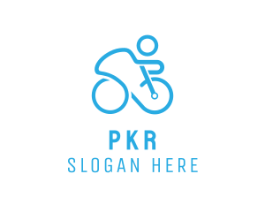 Bicycle Bike Cyclist logo design