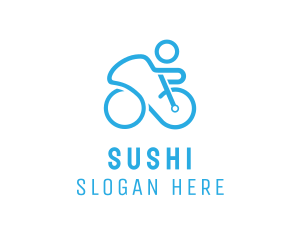 Bicycle Bike Cyclist logo design