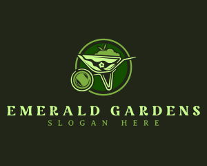 Wheelbarrow Garden Equipment logo design