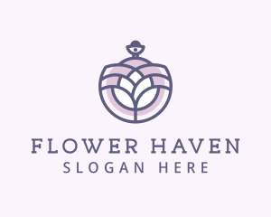 Flower Bud Parfum logo design