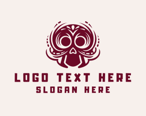 Festive - Festive Skull Apparel logo design