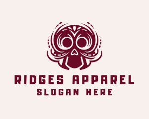 Festive Skull Apparel logo design