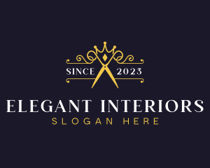 Elegant Tailor Dressmaker logo design