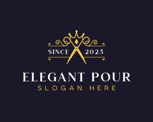 Elegant Tailor Dressmaker logo design