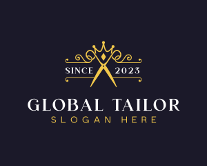 Elegant Tailor Dressmaker logo design