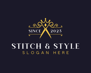 Dressmaker - Elegant Tailor Dressmaker logo design