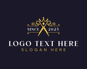 Luxury - Elegant Tailor Dressmaker logo design